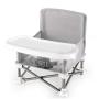 4AKID Portable Baby Foldable High Chair - Grey