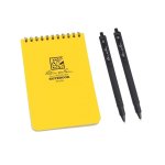 - Notebook 100 Pg & All Weather Clicker Pen - Black
