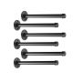 6PIECE Industrial Pipe Shelf Brackets Iron Wall Mounted Diy Shelf Bracket