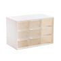 9-GRID Anti-dust Plastic Storage Box-desktop Jewellery And Sundry Organizer