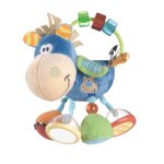 Playgro Clip Clop Horse Plush Rattle Blue
