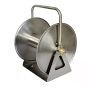 Stainless Steel Garden Hose Reel - Wall/floor Mounted Metal Water Hose Holder Heavy Duty Portable Outdoor Water Hose Reel For Lawn & Car Washing Stor