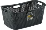 Addis - Hidesign Laundry Basket Dark Grey