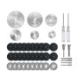 Diamond Cutting Wheels Set Circular Saw Blades Grinding Wheels - 44 Pieces
