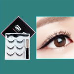 Magnetic Eyelashes Kit - 3 Pairs Doll cat Eye & Natural Styles C-curl Reusable Easy For Beginners