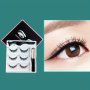 Magnetic Eyelashes Kit - 3 Pairs Doll/cat Eye & Natural Styles C-curl Reusable Easy For Beginners