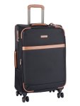 CELLINI Monte Carlo Medium 4 Wheel Trolley Case Black