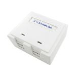 Double CAT6 Surface Mount Box