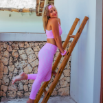 Core Long Leggings L The Blush Edit L Pink - XL 14 38