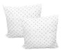 Super Soft Non-shrink Silk Mat Continental Pillow - 65CM X 65CM 2 Piece Combo