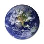Round Non-slip Planet Earth Themed Mouse Pad