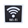 Wi-fi Available Sign - High-visibility|modern Connectivity Notice