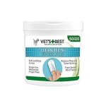 Vets Best Dental Finger Wipes 50 Pads