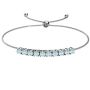 DESTINY 925 Sterling Silver Blue Topaz Astrid Bracelet