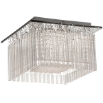Stainless Steel LED Ceiling Fitting With Glass And Acrylic Crystals CF296 LED