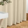 Bergen Taped Unlined Curtain - Biscuit - 270 X 218CM