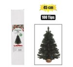 White Xmas Tree 45CM Wooden Stand