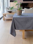 Linen House Revana Chambray Table Linen- Black