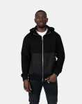 Nylon Black Sweatshirt - XXL Black