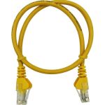 Linkbasic 50CM Utp CAT5E Flylead Yellow