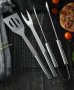 Bbq 3 Piece Grill Stainless Steel Braai Set