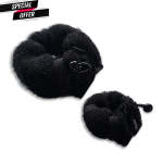 Hair Bun Maker 2 Pack in Black