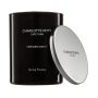 Spring Flowers Candle With Silver Lid