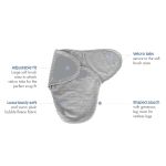 Plush Swaddle Wrap White