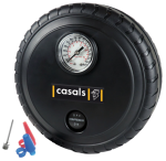 Casals Tyre Inflator With Pressure Gauge Plastic Black 250PSI 12V 140W - Noag& 039 S Market