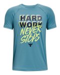 Boys' Project Rock Tech Hard Work Short Sleeve - 416 Ylg