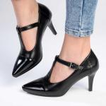 Phoenix Court Heel - Black - 8