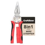 8 In 1 Wire Stripper With Voltage Tester Multi-function Electric Wire Stripping Tool For Cutting And Pulling Pliers Electrical P