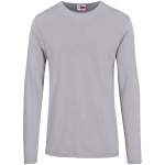 Mens Long Sleeve Portland T-Shirt – Grey