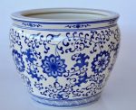 Blue & White Flower Planter 38X46CM