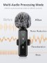 3IN1 Dual Wireless Lavalier Microphones Compatible With Ios/android/camera
