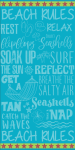 Colibri Beach Rules Velour Beach Towels