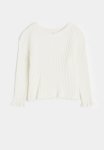 Rib-knit Jumper - White