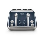 Delonghi Icona Capitals 4 Slice Toaster London Blue CTOC4003.BL