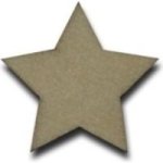 Dala Die-cut Wood Pack -stars 2CM 10 Pack