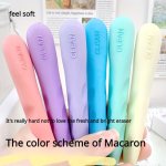 3PCS Colored Macaroon Hole Eraser Pencil Eraser Cleaning Traceless Eraser Set