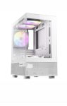 Antec CX200M Elite Micro-atx Itx Rgb Mini-tower Gaming Chassis - White