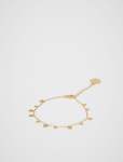 Yasmin Waterproof Charm Disc Bracelet - 0 Gold Plated