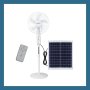 Solar-powered Multi-gear Fan With LED Light
