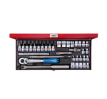 Socket Set W bits 3 8" 6-19MM 36PC