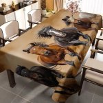 Horse Tablecloth HTC1