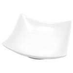 Basics White Wave Sauce Dish
