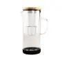 Crystal Water Pitcher Glass Black 3.5l