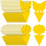 10PCS Sticky Insect Boards With Butterfly And Sunflower Pattern Non-toxic And Odorless For Outdoor And Home