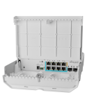 Outdoor Netpower Lite 7R With Routeros - MT-RBCSS610-1GI-7R-2S+OUT