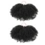 Kids Puff Ponytail Extensions Synthetic Small Afro Kinky Curly Hair Bun
